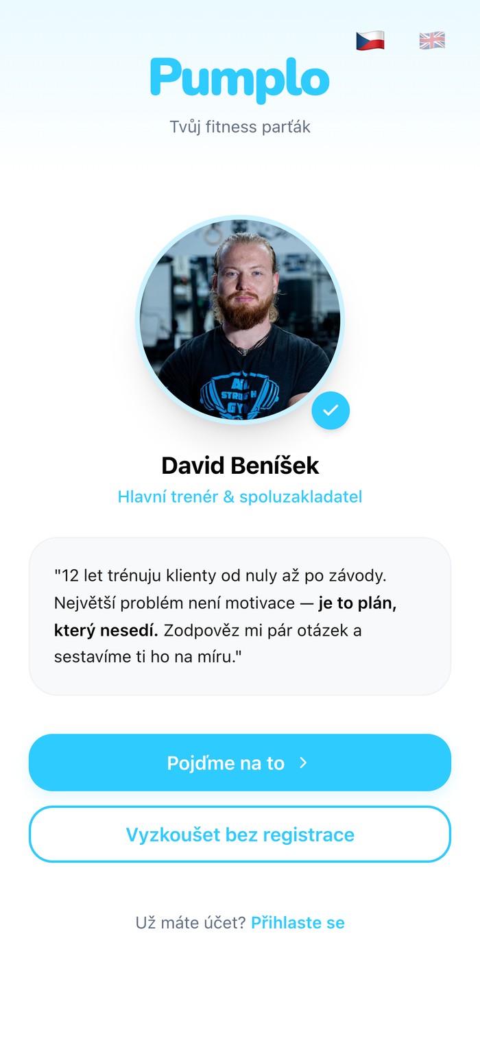Trenér, který plán skládá